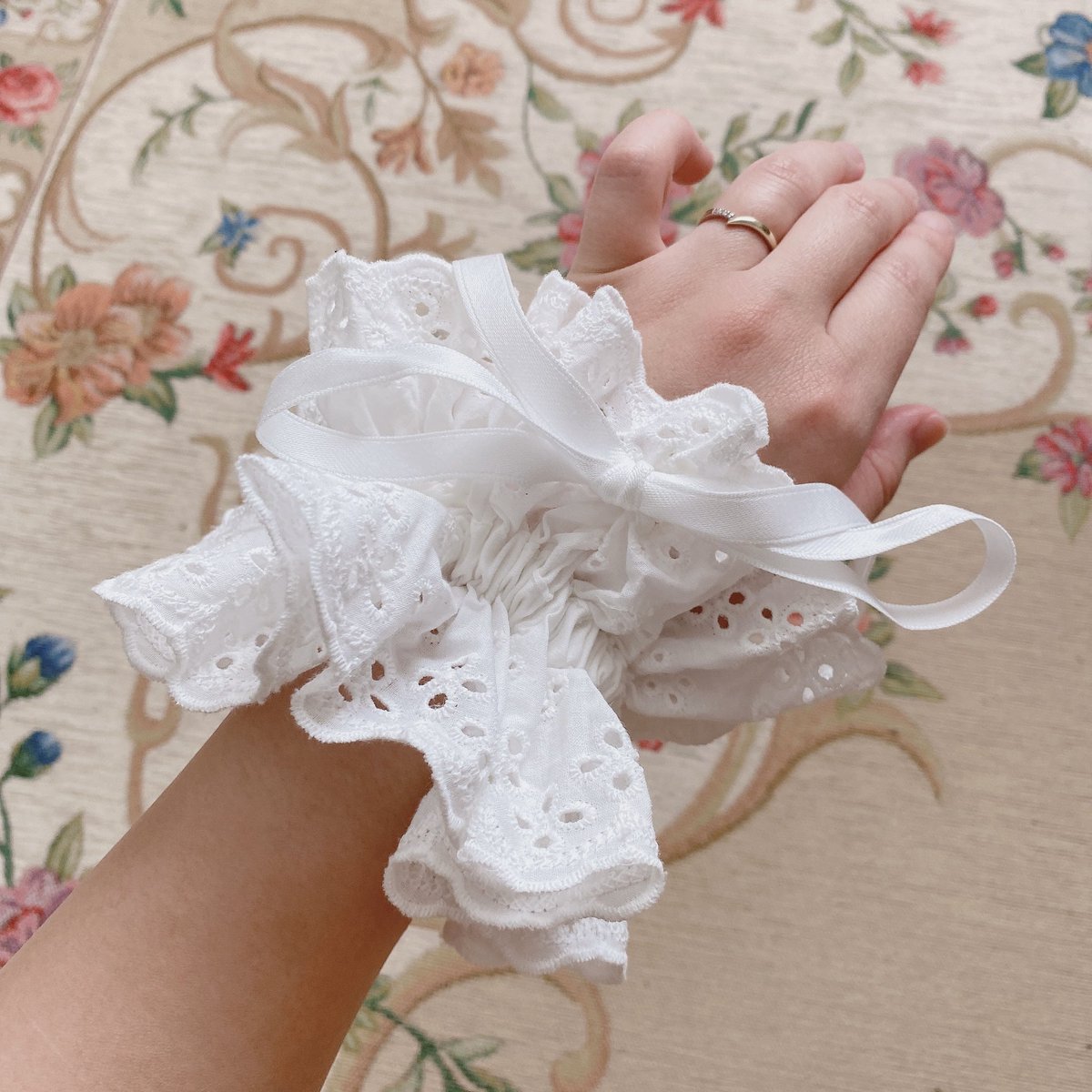 お袖留め　生成 a:ruco】お袖留め（うさぎ・生成り） - Fairy wish web shopping