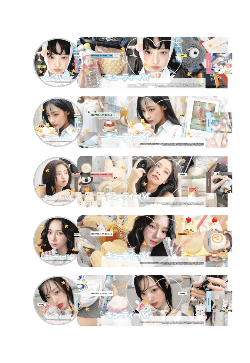 any interaction would be appreciated ⁠♡

hai hai. aku punya 10 LAYOUT READY STOCK girlgroup yang bisa dibawa pulang dengan harga 10k/each, dan free retext yaaaa!

ada rei, minji, jennie, karina, wonyoung.

(1/2)

#zonauang