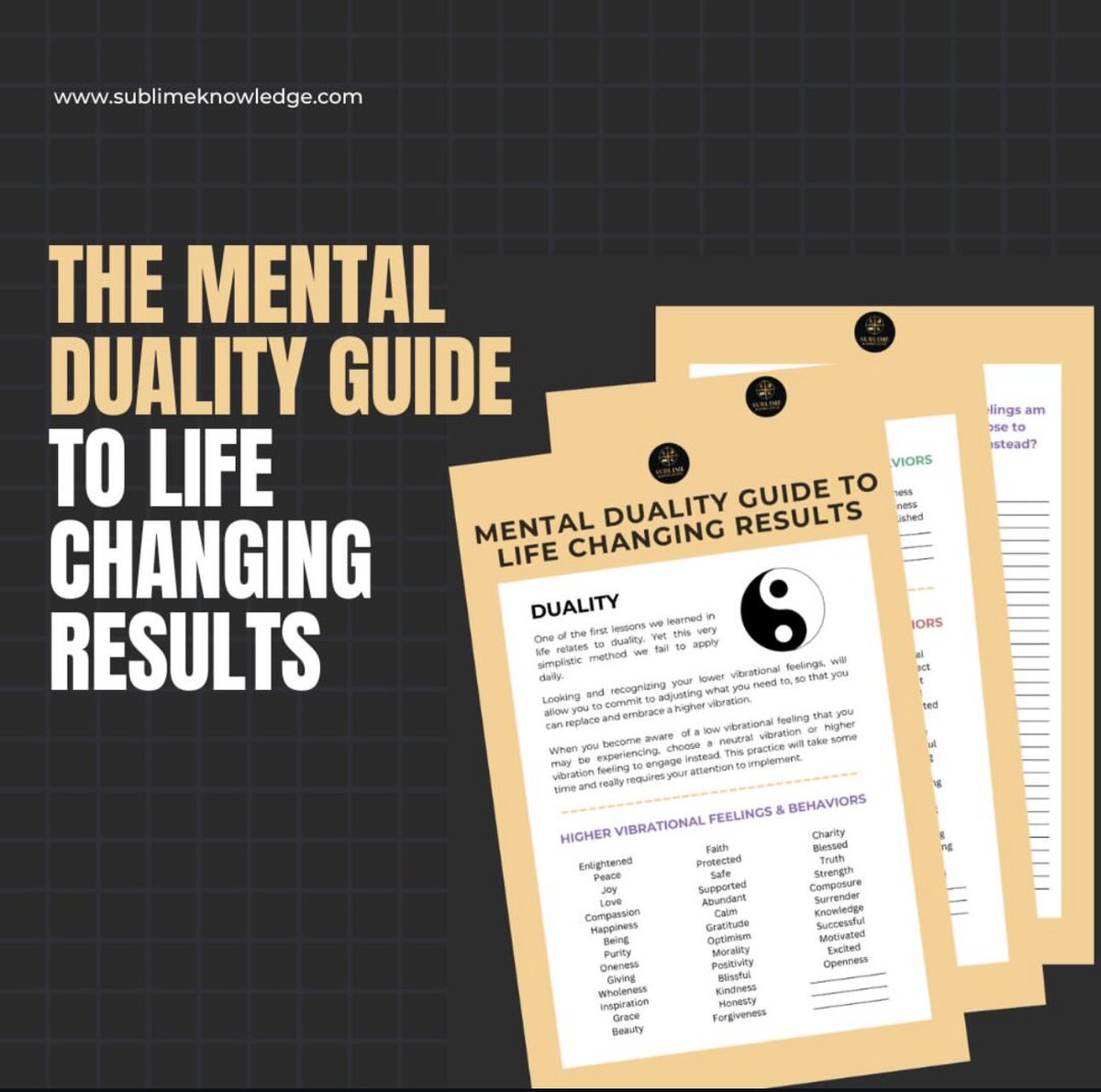 SublimeKnow's tweet image. sublimeknowledge.mykajabi.com/The-Mental-Dua…