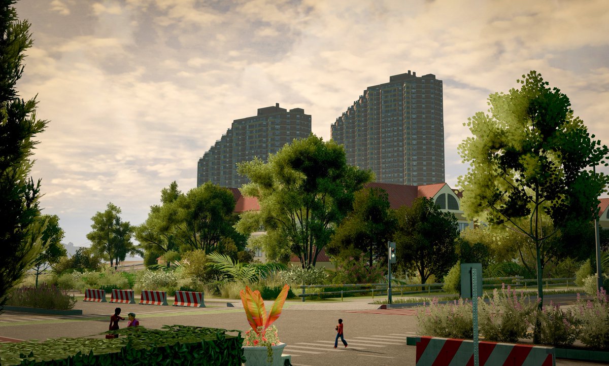 New Waterfront with a new Portside Towers, WIP... <a href="/ColossalOrder/">Colossal Order</a> #citiesskylines