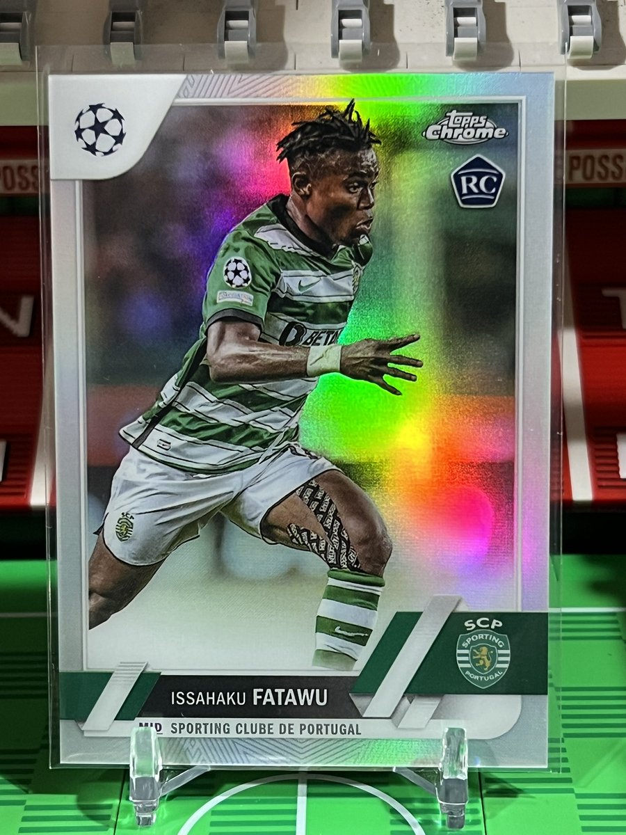 soccerballsfc's tweet photo. Issahaku Fatawu rookie card #issahakufatawu #soccercards https://t.co/PS1ErL95LD
