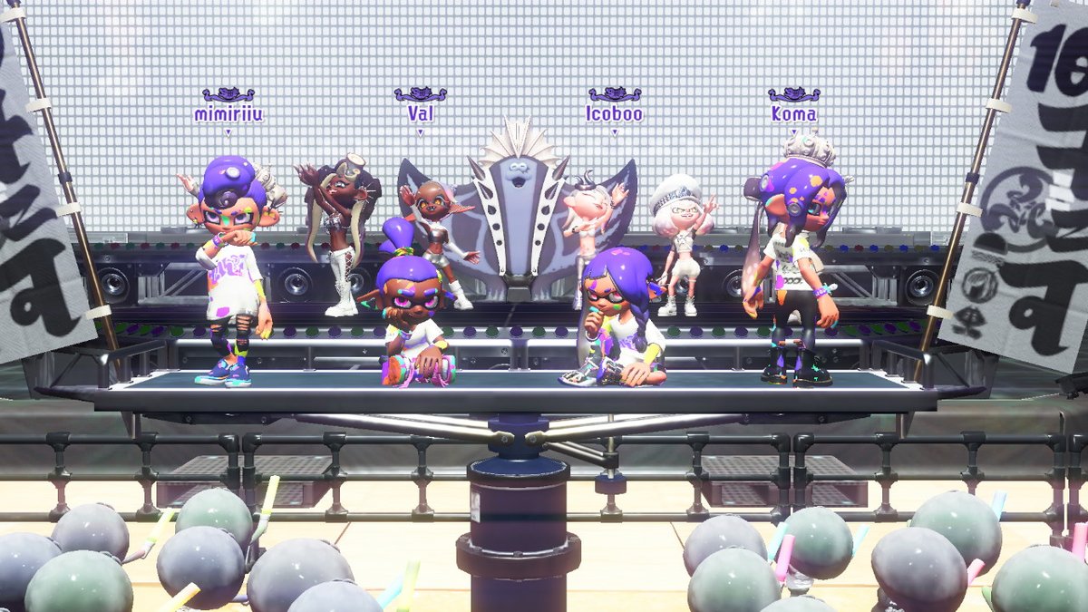 Starkissed_King's tweet photo. GGs team past! funnest splatfest I've played in a long time. even though I was team present, I'm glad my queen marie splatoon won. https://t.co/e3H2zFNX5E