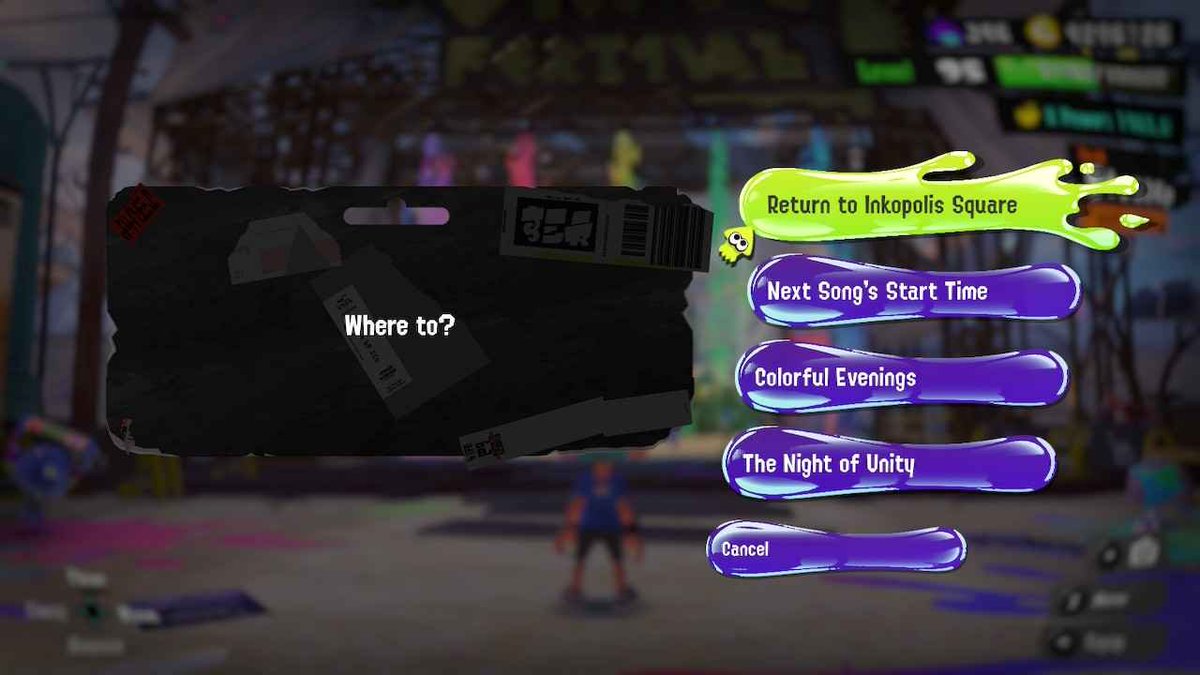Rayan_BGT's tweet photo. Después del  Gran Festival ahora podemos revivirlo con los amiibos de las calamarciñas, las cefalopop y el clan surimi! 
Puedes elegir que momento quieres revivir y elegir otras opciones abriendo el menú y seleccionando la estación.
#splatoon #splatoon3 #GrandFestival #splatfest https://t.co/R63qU8B1me