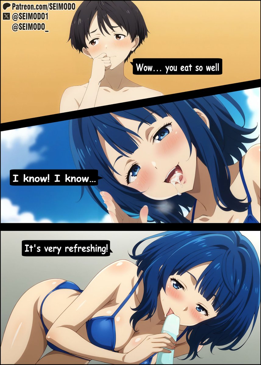 SEIMODO1's tweet photo. Anna Yanami Ice Cream 🍨📷 | Comic | Makeine: Too Many Losing Heroines! #makeine #makeine_anime #AnnaYANAMI #TooManyLosingHeroines #fanart #animation #animatic #comicbook #comicbooks #comicbookart #dub #ComicDub
Alternative Versions (+18) Here ( ͡~ ͜ʖ ͡°) 
https://t.co/DqwI6Cismf https://t.co/LM4rSpOdW0