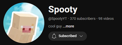 Verd3nt's tweet photo. ME AND SPOOTY ARE TIED FOR SUBS

sub to your favorite (or both) https://t.co/hlfR8BhH0X