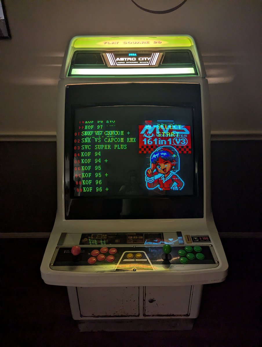 CableBoxMods's tweet image. LET&apos;S FUGGIN GOOOOO! Was finally able to bring home the Sega AstroCity cab today. Need to troubleshoot the monitor some more but I&apos;m stoked to finally have it. Can&apos;t wait to finish it up and get to sit down and play.