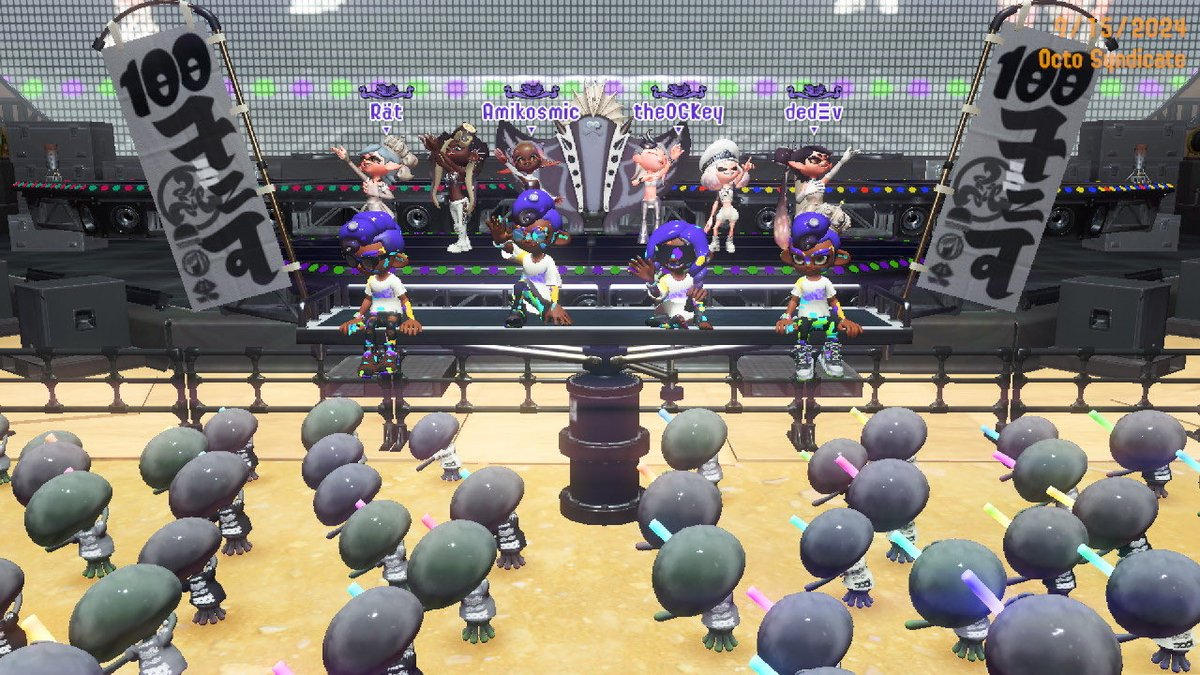 ev907's tweet photo. 100x for team present🦑 🐙 
#splatfest #100x #teampresent #splatoon3
#nintendo #nintendoswitch #bloblobber
#bucket #letsgo #splatoon #pearl #marina #grandfestival https://t.co/e8UmfikmD8
