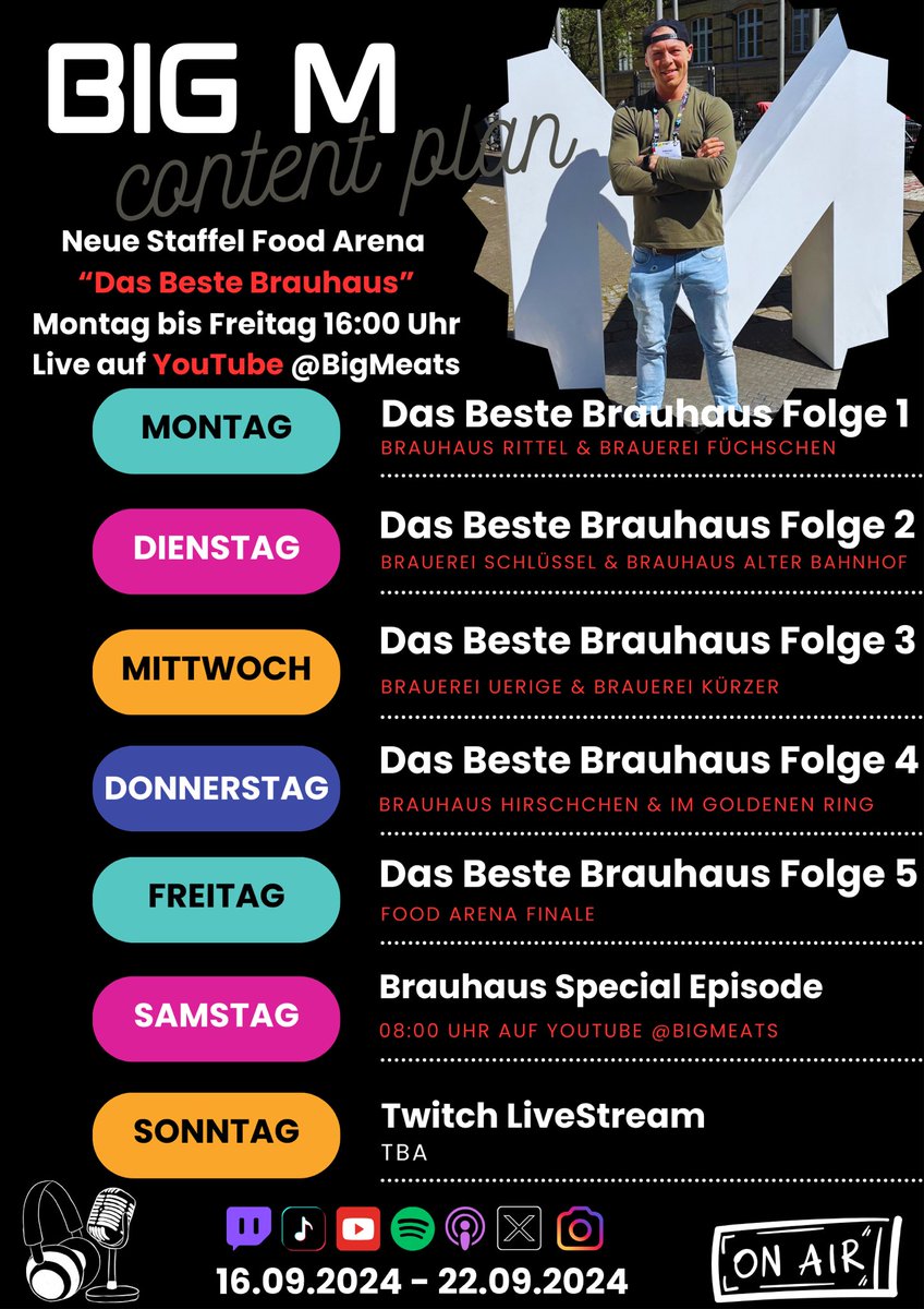 GM und schöne neue Woche ☕️☀️
Wir sind zurück mit Daily content, fortan von Montag bis Freitag 📅