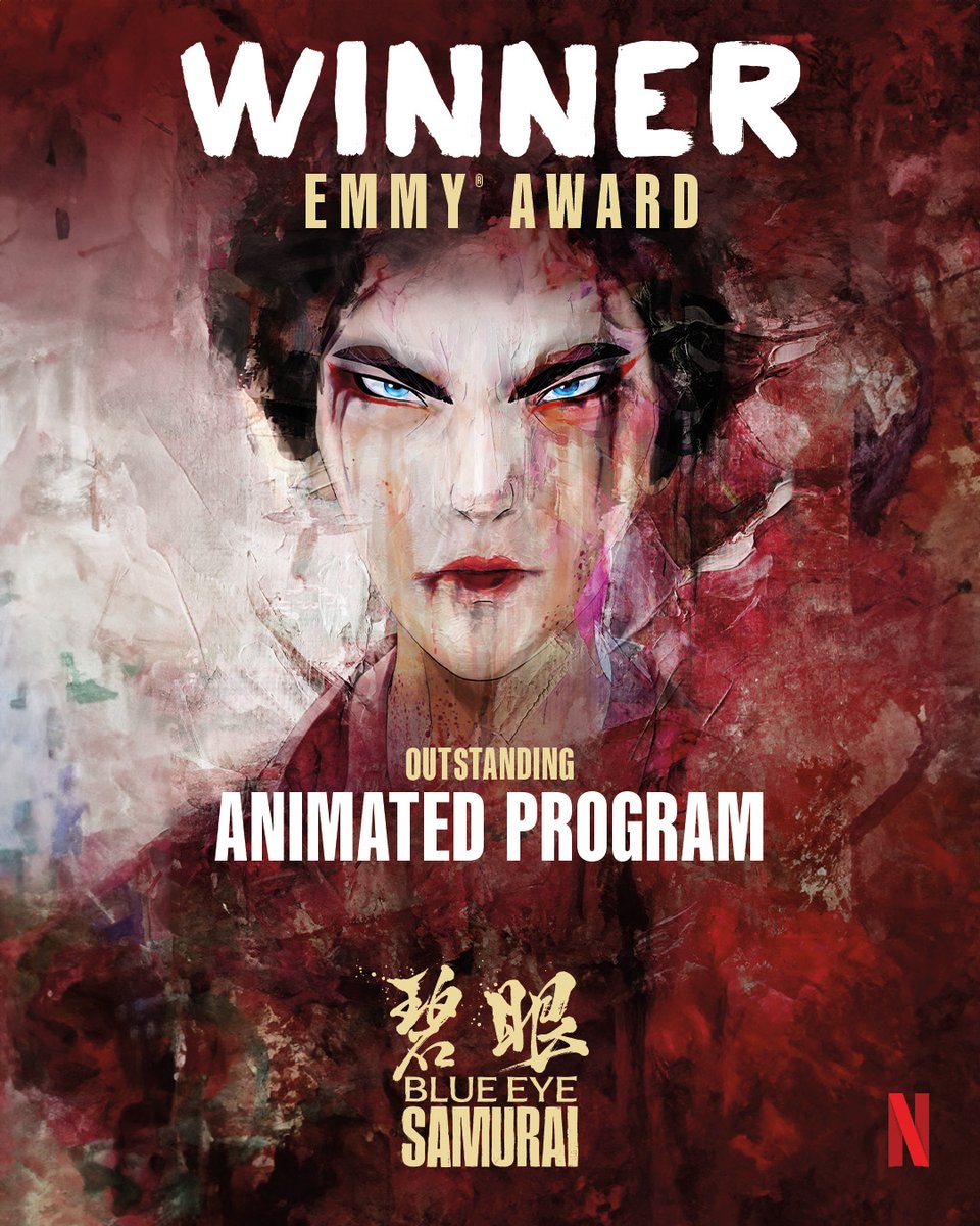 congratulations to blue eye samurai on their #emmys win!