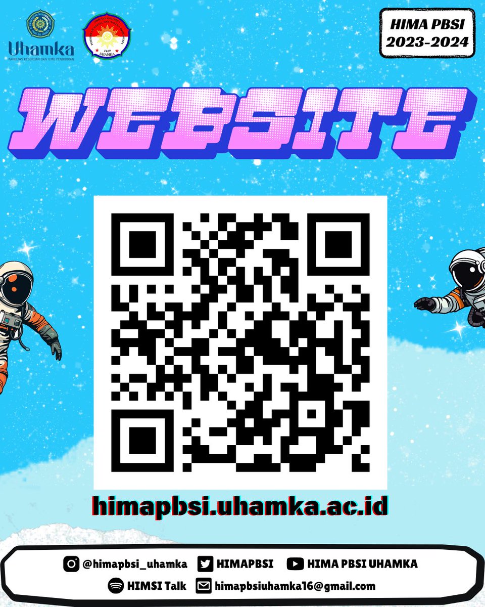 HIMAPBSI's tweet photo. 🔎 Website HIMA PBSI 🔍

📸 IG : @himapbsi_uhamka
🕊 Twitter : @HIMAPBSI
📧 Gmail : himapbsiuhamka16@gmail.com
🎥 YouTube : HIMA PBSI UHAMKA
🎙 Spotify : HIMSI Talk
🌐 Website : https://t.co/kMUakxkzjI

#HIMAPBSI
#SATUBANGSA
#SATUBAHASA
#INDONESIA https://t.co/w6WssLrRue