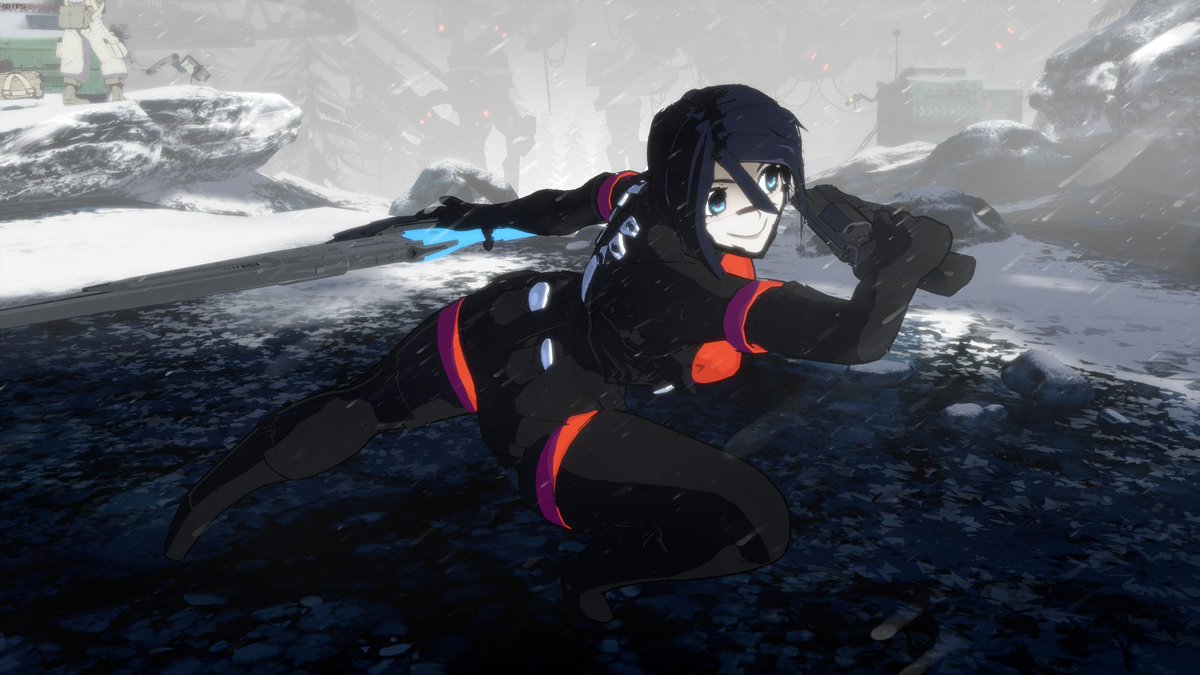 manmadee0's tweet image. LSTR from #signalis joins #GGST using the Elphelt bio synthetic model