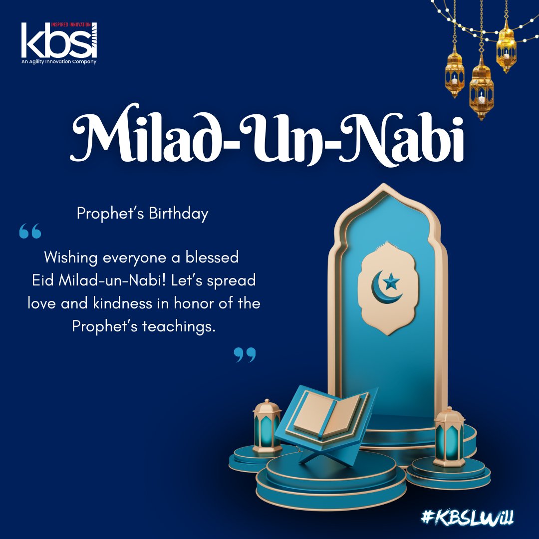 kbsl_IT's tweet photo. Wishing everyone a blessed Eid Milad-un-Nabi! 🌙✨ May this day inspire us to spread love, peace, and kindness in honor of the Prophet's teachings. Let's unite in faith and goodwill. 

#KBSLWill #MiladUnNabi #sl https://t.co/JWgnRmyPkK