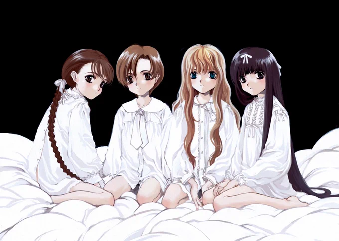 【037】昔描いた少年少女物語というマンガのキャラのポスター用イラスト。1997年。#画業30周年記念 