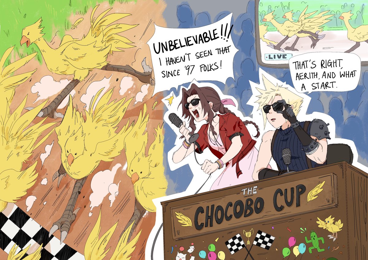 Chocobo Commentators 
#FF7R