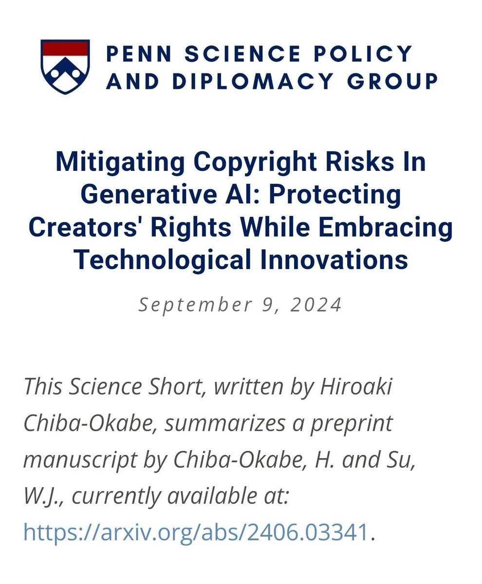 Penn Science Policy and Diplomacy Group tweet media