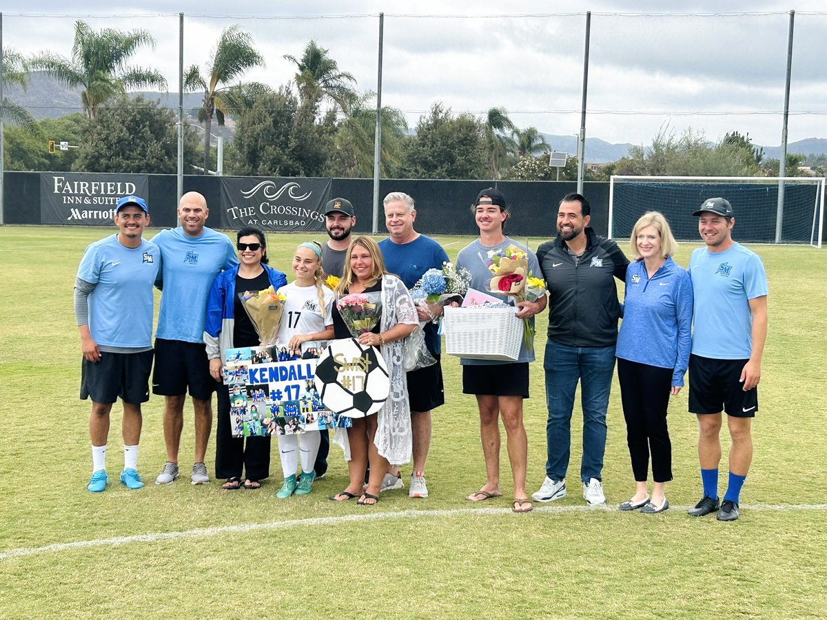EllenNeufeldt's tweet image. We celebrated @CSUSM_WSoc Senior Day with a 3-0 win over Colorado State Pueblo ⚽️💙 Go Cougars 🐾