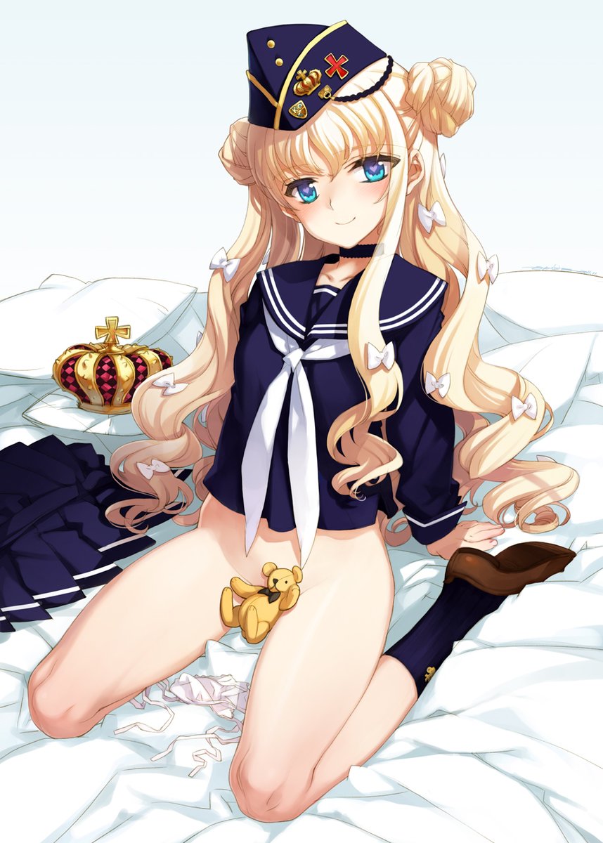 「【051】「英雄*戦姫」の予約特典イラストだったような。(・(ェ)・)はシールに」|大槍葦人のイラスト