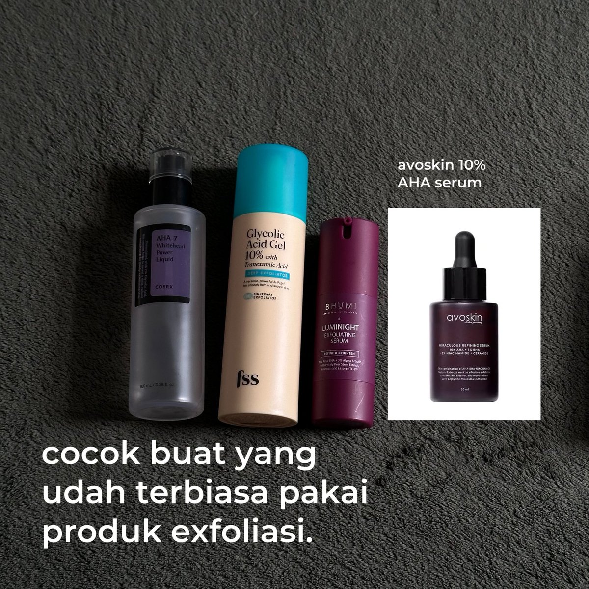 sukaskincarean's tweet image. Okeh, sekarang lanjut ke pembahasan produk produk exfoliasi favoritku.

Aku bakal share juga plus minus nya biar kalian bisa mempertimbangkan sebelum membeli jadi bisa disesuaikan sama kondisi kulit kalian juga~