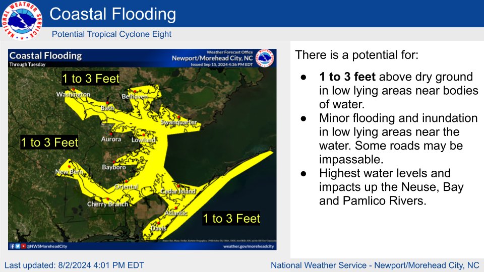 The coastal flood advisory looks like someone having fun (or about to fall off) on a surfboard … seems appropriate

Observation credit to @BrittRaubenhei1