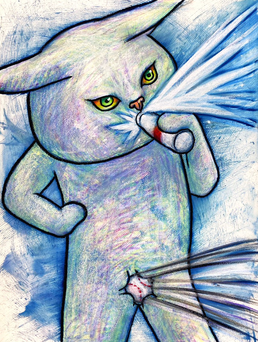 Don't worry 【心配するなよ】 と、プリントしてありますので 頭に斧が