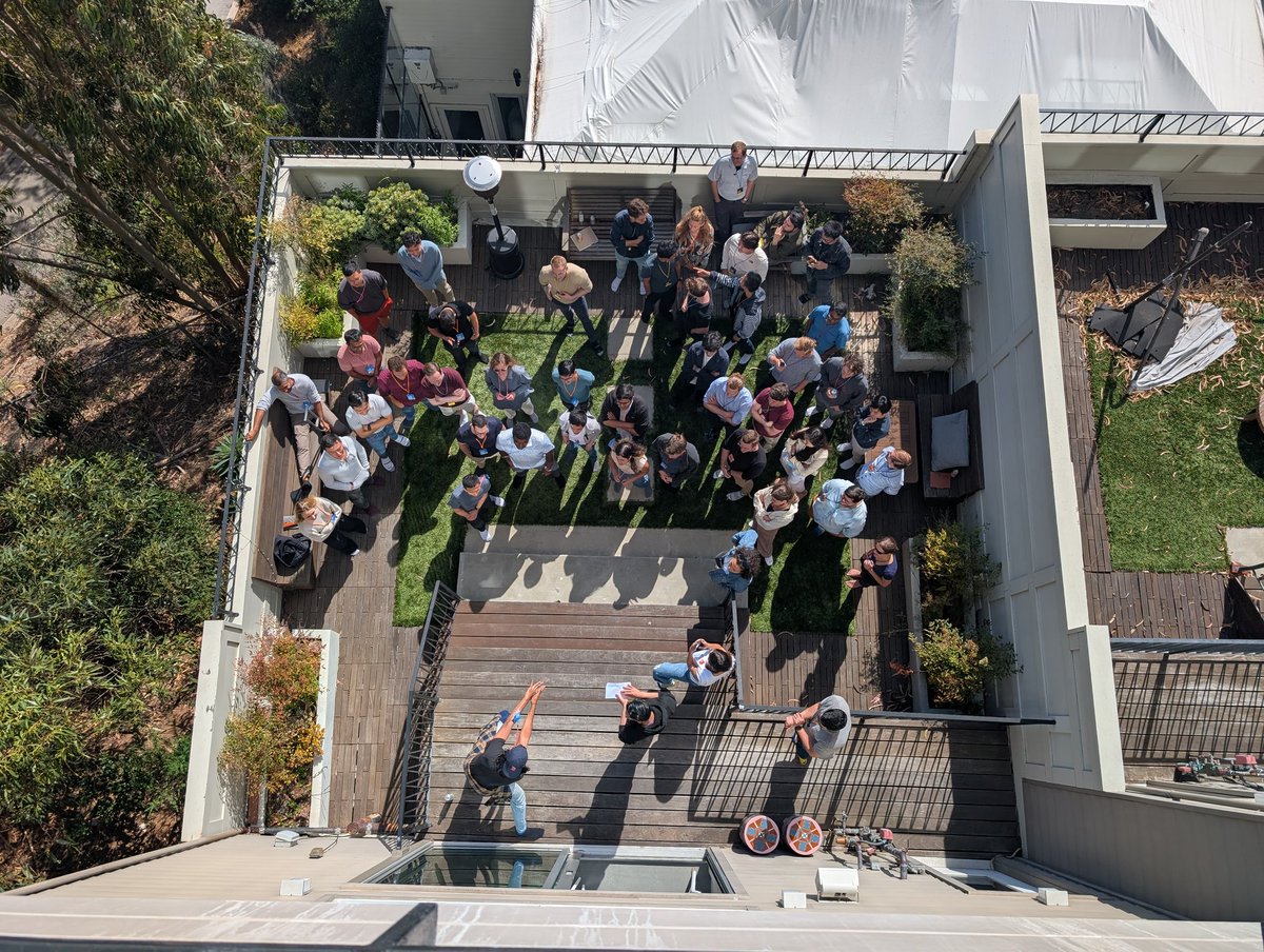 sethbannon's tweet photo. Kickoff weekend for 5050 cohort 5 is a wrap. What a blast! Yesterday had sessions on resiliency, essential founder traits, choosing what to build, and more. Today visited @Astranis, @OctantBio, @Molten_Ind, @multiplylabs, @huminly, and Electroflow. So fired up! https://t.co/Ijo55dNVDv
