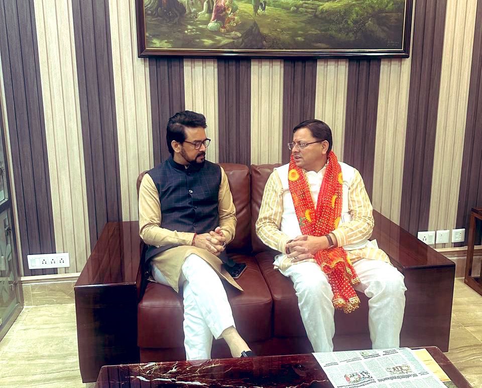 ianuragthakur's tweet photo. देवभूमि उत्तराखंड के मुख्यमंत्री, युवा मोर्चा के साथी माननीय श्री @pushkardhami जी को जन्मदिन की हार्दिक शुभकामनाएँ। 

बाबा बालकनाथ से आपके सुखी, स्वस्थ सुदीर्घ व ऊर्जावान जीवन की कामना करता हूँ। https://t.co/8Dm6hL3Ivv