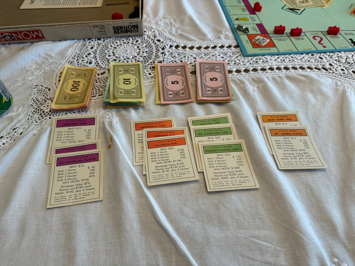 And....I lost.  #Monopoly at the farm.