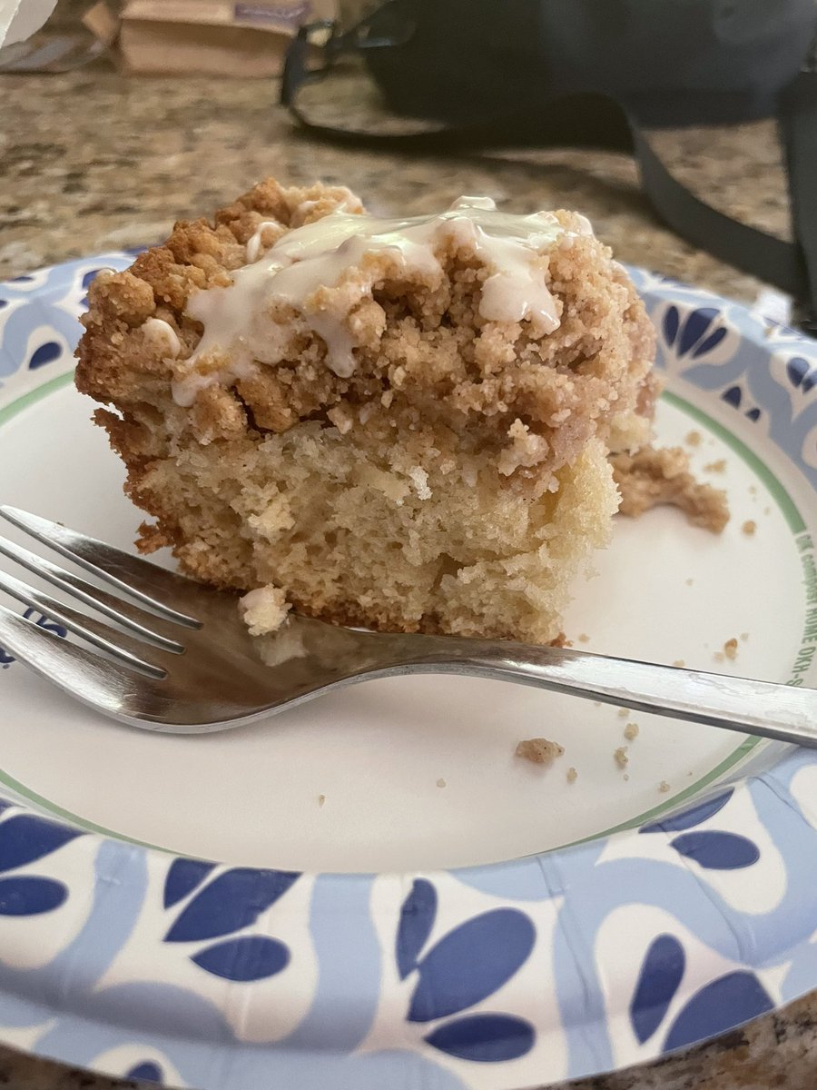 MyOtterAccount's tweet photo. I made a crumb cake :) https://t.co/tYuC9ZGYSo