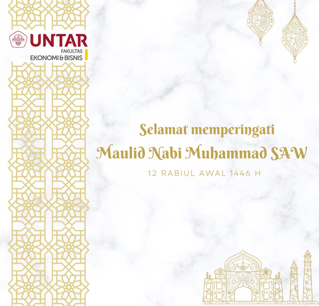 Selamat memperingati Maulid Nabi Muhammad SAW 12 Rabiul Awal 1446 H