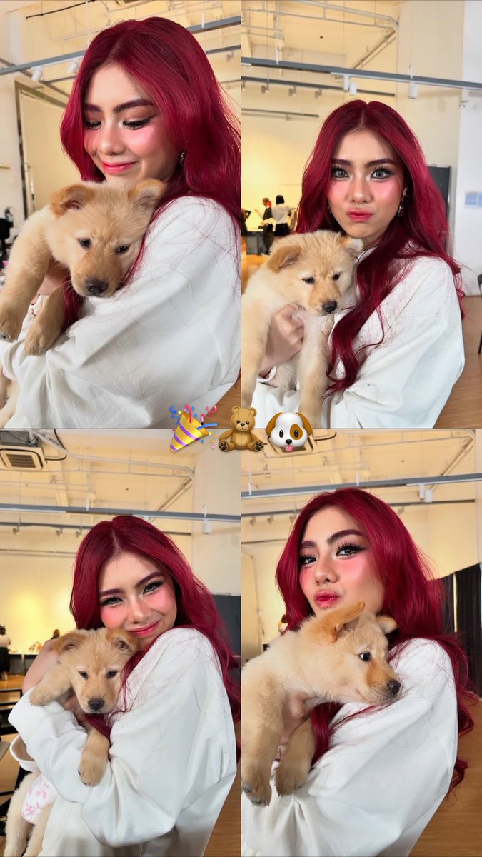 coletscinta's tweet photo. MIKHA NEW IG STORY WITH AIAH’S PUPPY OMGGGG https://t.co/tkF5Cb9qk0