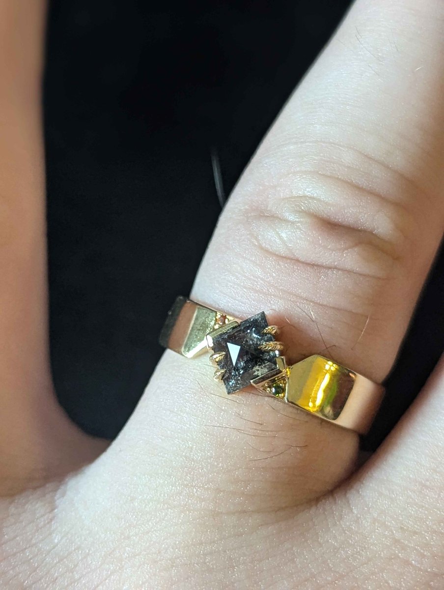Long time no posts but for good reason: I've been busy living life with my first game dev job and my partner. Just one week shy of our six year anniversary, Dylan proposed and I, of course, said "yes!" I already had a ring for him as well. Excited and happy 🥰