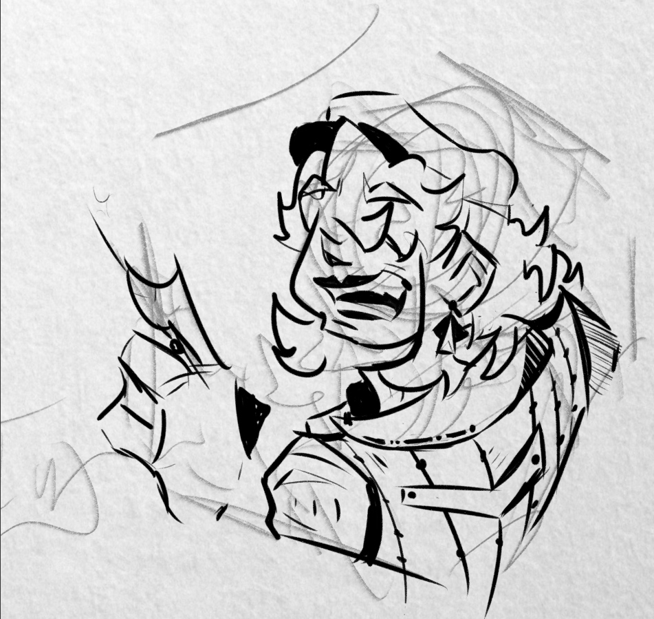 HTH_lore's tweet photo. Some rough lineart for the evening! 
————————————
#comicart  #lineart #wip #wipart #sketch #digital #comics #action   #art     #comicartists #1920s #alternatehistory #fantasy #webcomic  #artpiece  #webtoon  #demons #tapas #demondice https://t.co/mqomcrYrux