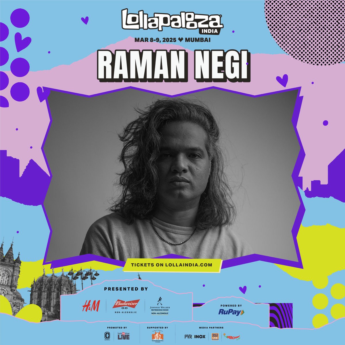 Taking listeners on a sonic journey, Raman Negi is known for his experimental sounds and intricate melodies that will leave you wanting more! 

Make sure to get your tickets on lollaindia.com