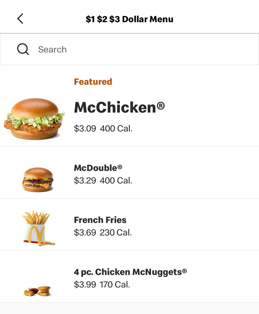 BootCrow's tweet image. Maybe just call it the $3 menu??