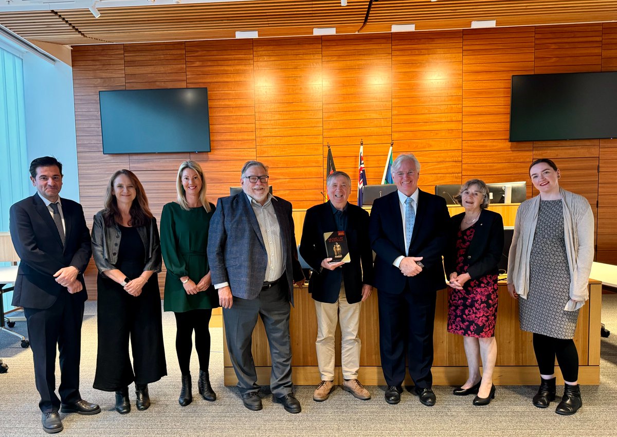 Four of RUMLAE’s members were in Canberra on Thursday 12 September to celebrate the release of the second edition of Military Law in Australia, published by Federation Press.

The new edition is available here: federationpress.com.au/product/milita…