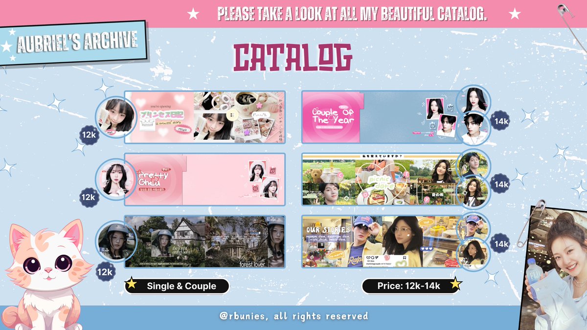 rbunies's tweet image. help repost are very appreciated ⭐️

hi, aku udah openk layout by request yang ada di katalog. open nya santai ia alias not in rush yang mau jajank bisa sung dm ya 💗⭐️🧏🏻‍♀️

#zonauang