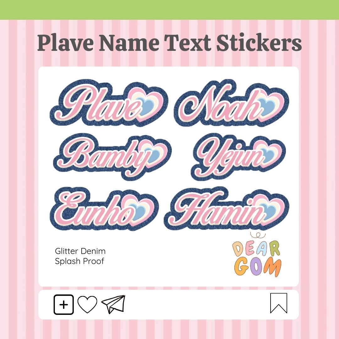 deargomph's tweet image. #gommiestickers

🐬 plave name text stickers

only 25 pesos each (available in holo dots pink and glitter denim)

୨♡୧ wts lfb ph stickers anik anik plave noah bamby yejun eunho hamin