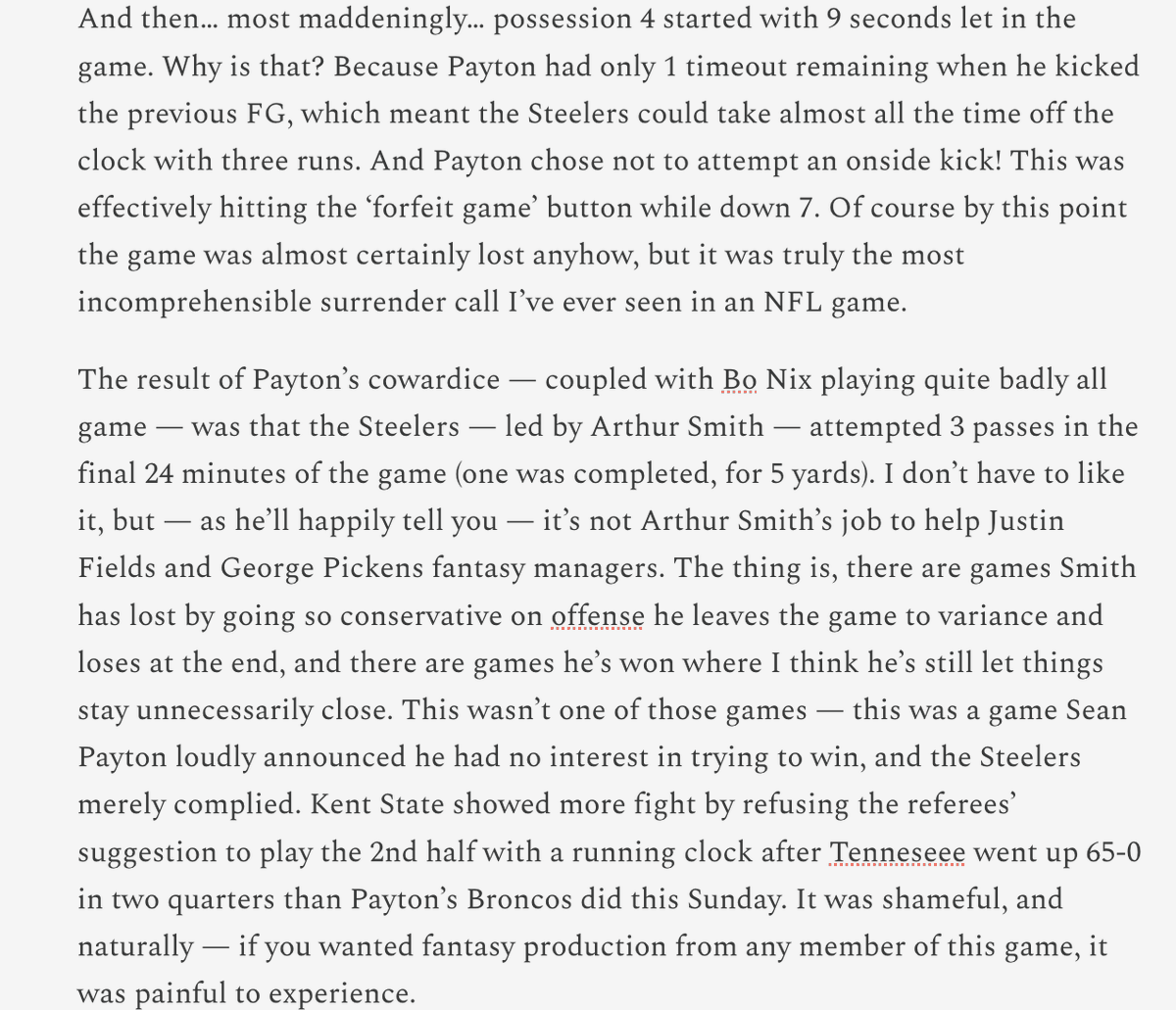 JakobSanderson's tweet photo. Sean Payton made me suffer today and I'm going to make you suffer with me: https://t.co/IkE2kuHbCa