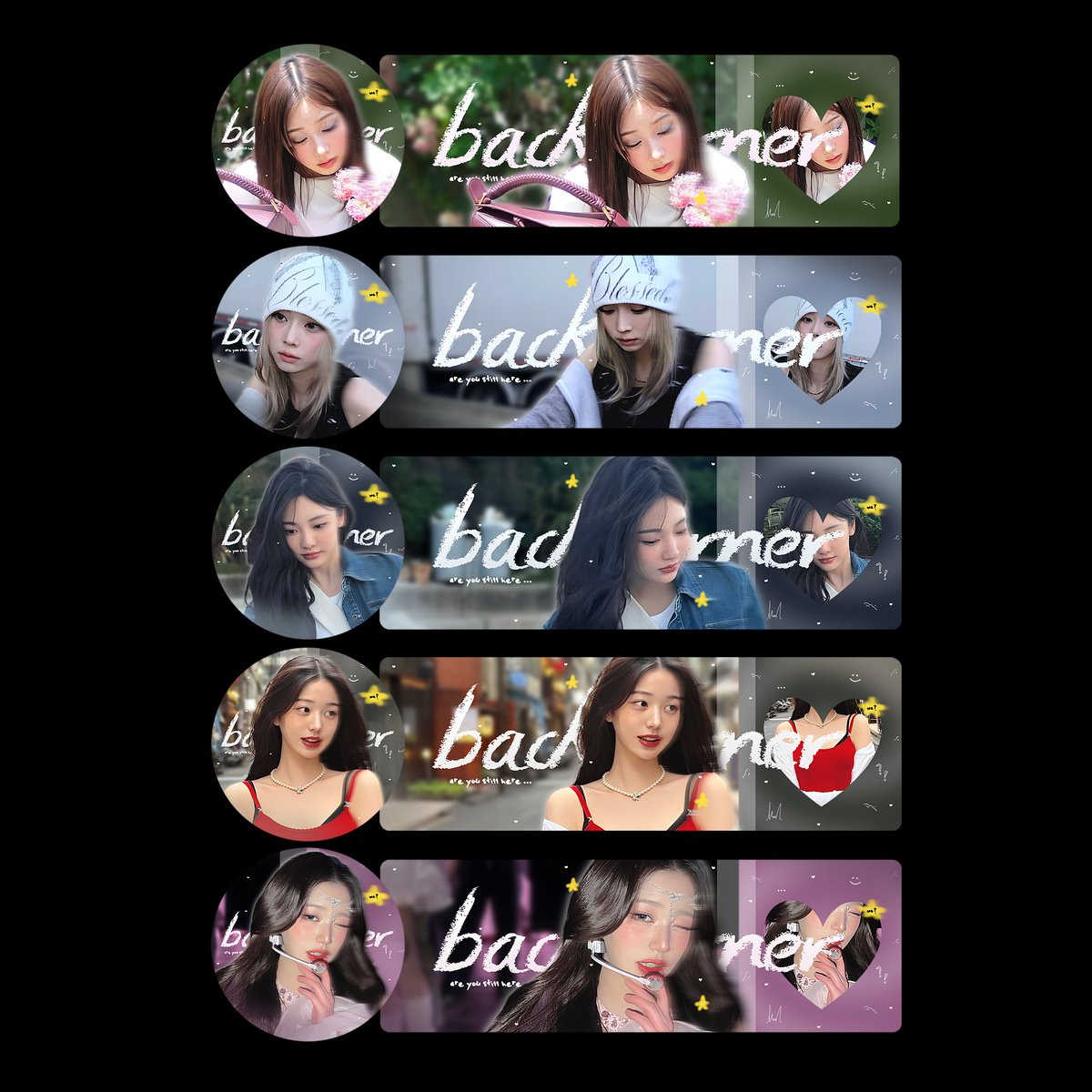 Luvienth's tweet image. Halo, mentemen! Aku mau habisin stock layout ready girlgroup di bawah ini. Bisa langsung dibawa pulang yaa, price-nya ada di ALT. Hayuk abisin clearance sale-nyaa! 🤸🏻‍♀️💞

t. Giselle Winter Ningning aespa Wonyoung IVE clearance sale #zonauang