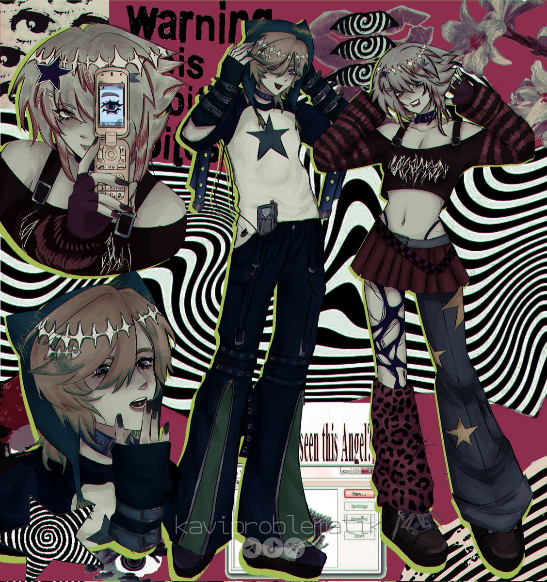 #avenpaz in y2k style