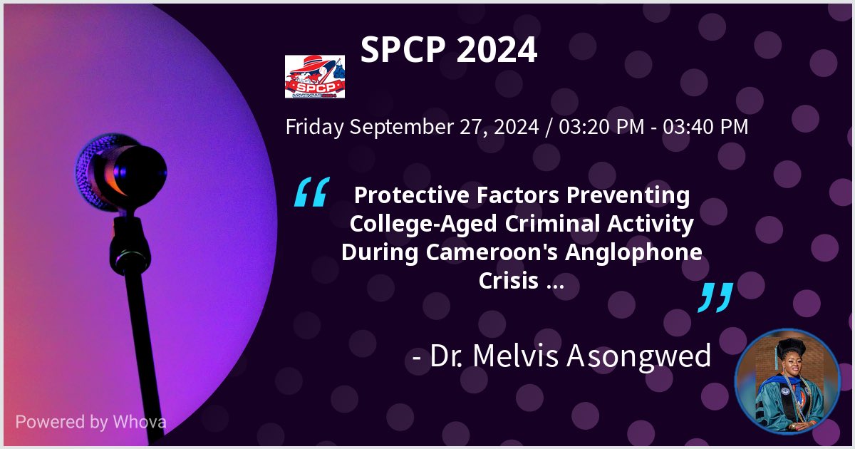 AsongwedMelvis's tweet image. I am speaking at SPCP 2024. Please check out my talk if you&apos;re attending the event! #SPCP - via #Whova event app