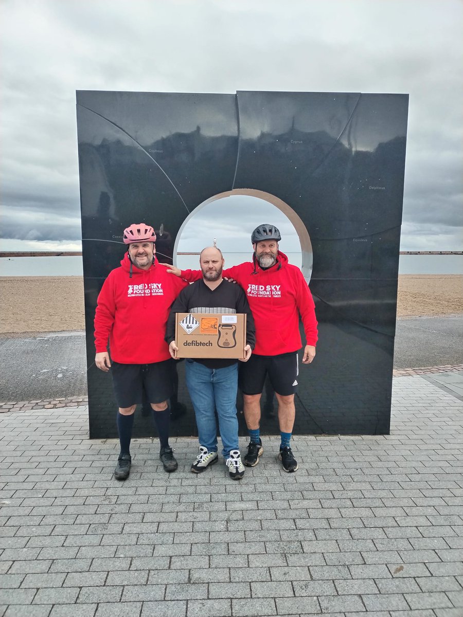 Well done to the lads who completed the C2C to fund raise funds for first aid training and a defib for Stanley FC and there proposal to roll out training for other teams  <a href="/redskycharity/">Red Sky Foundation</a>