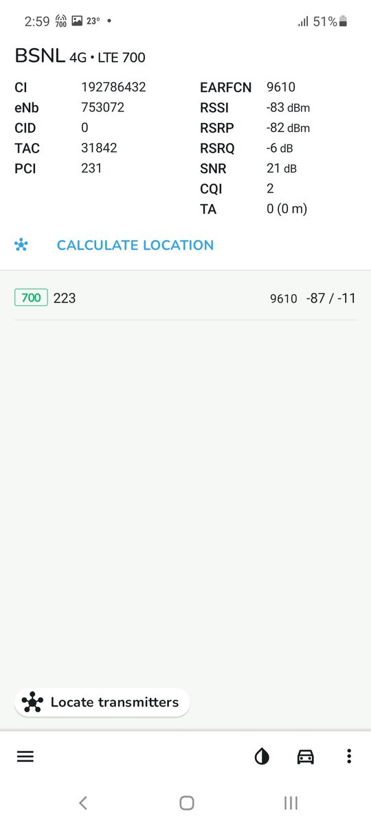 AvinashBellenne's tweet photo. @TG_TriGany  BSNL 4G signal is available. But unable to connect. Shows as  "Network registration failed". https://t.co/4XrGJVr2dB