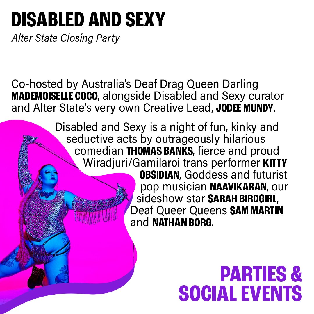 Alter State’s Deaf and Disability led closing party set to heat up the basement of Arts House.
<a href="/artshousemelb/">Arts House</a>
