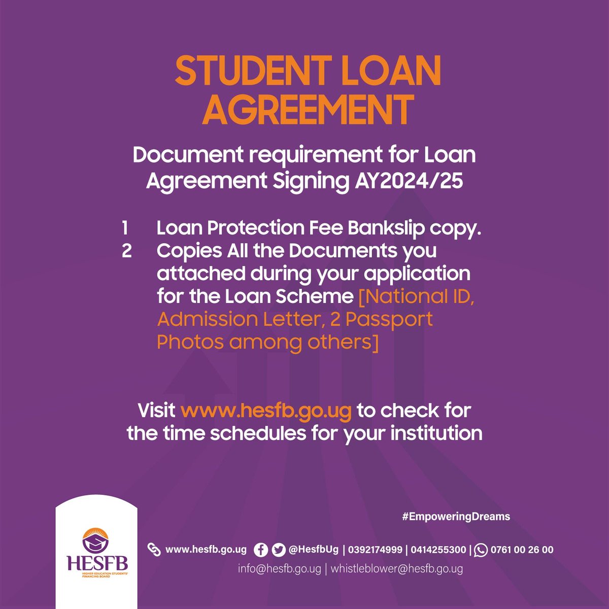 Higher Education Students' Financing Secretariat tweet media