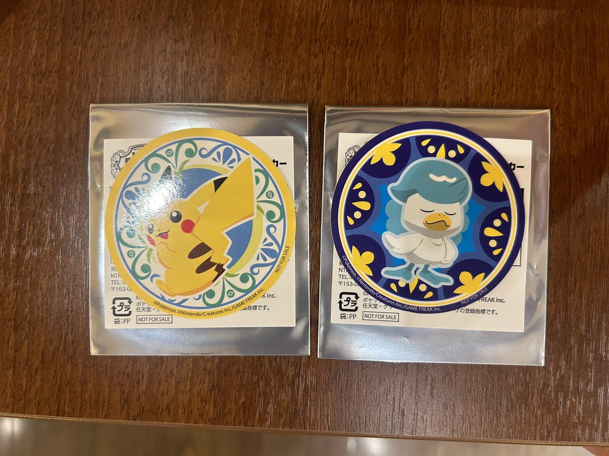 tumuputty's tweet photo. スペイン村 ポケモン シール ステッカー 特典 交換

譲:ピカチュウ、クワッス
求:ホゲータ

本日スペイン村にて交換希望です https://t.co/V1hvMSojJk