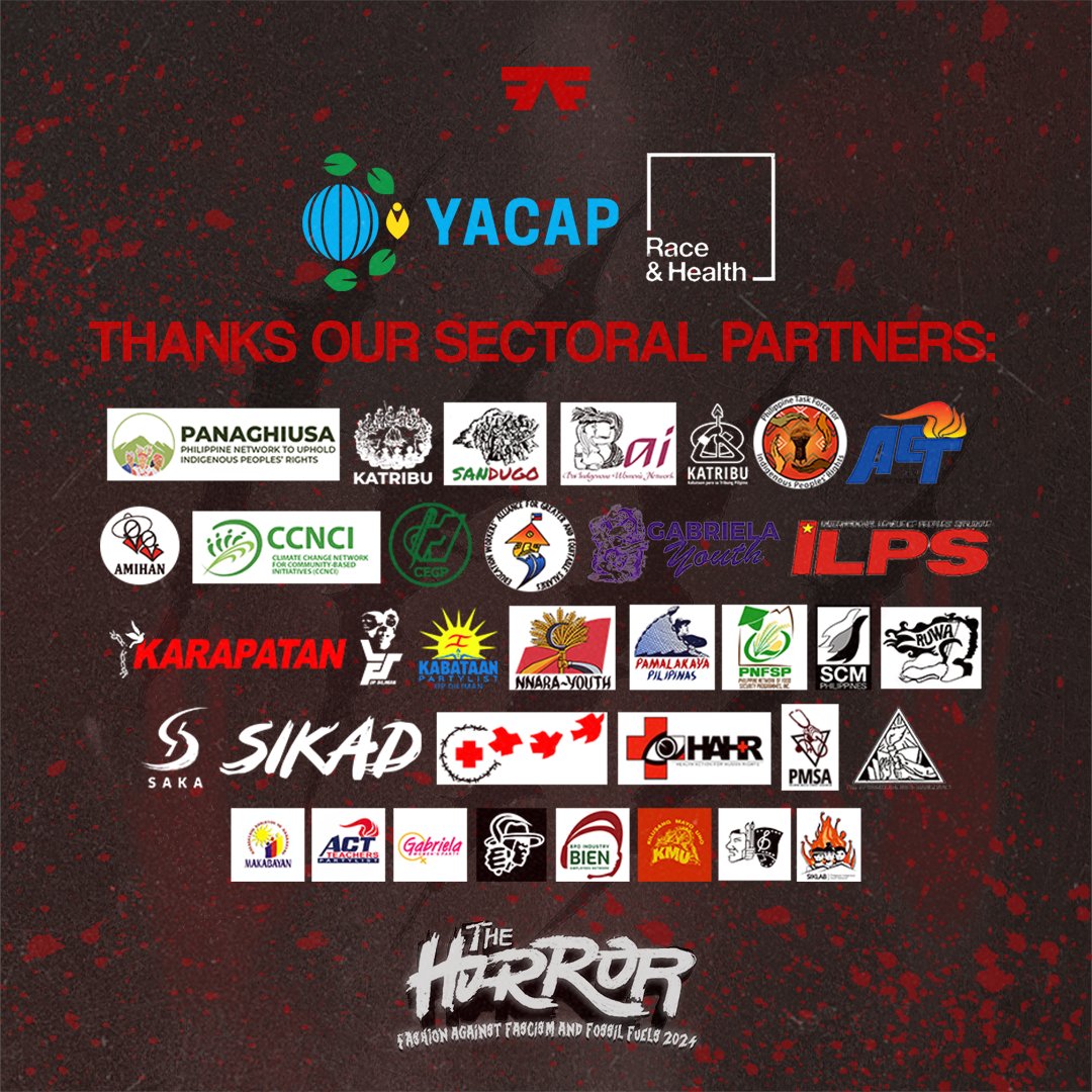 YACAPhilippines's tweet image. Big thanks to our incredible sponsors and partners who made THE HORROR possible! 🧟 Your support brought this bold vision to life. From start to finish, your contributions fueled the fire of creativity and activism on the runway. 🔥✊

#FAFFF24 #TheHorror 
#FridayThe13th
