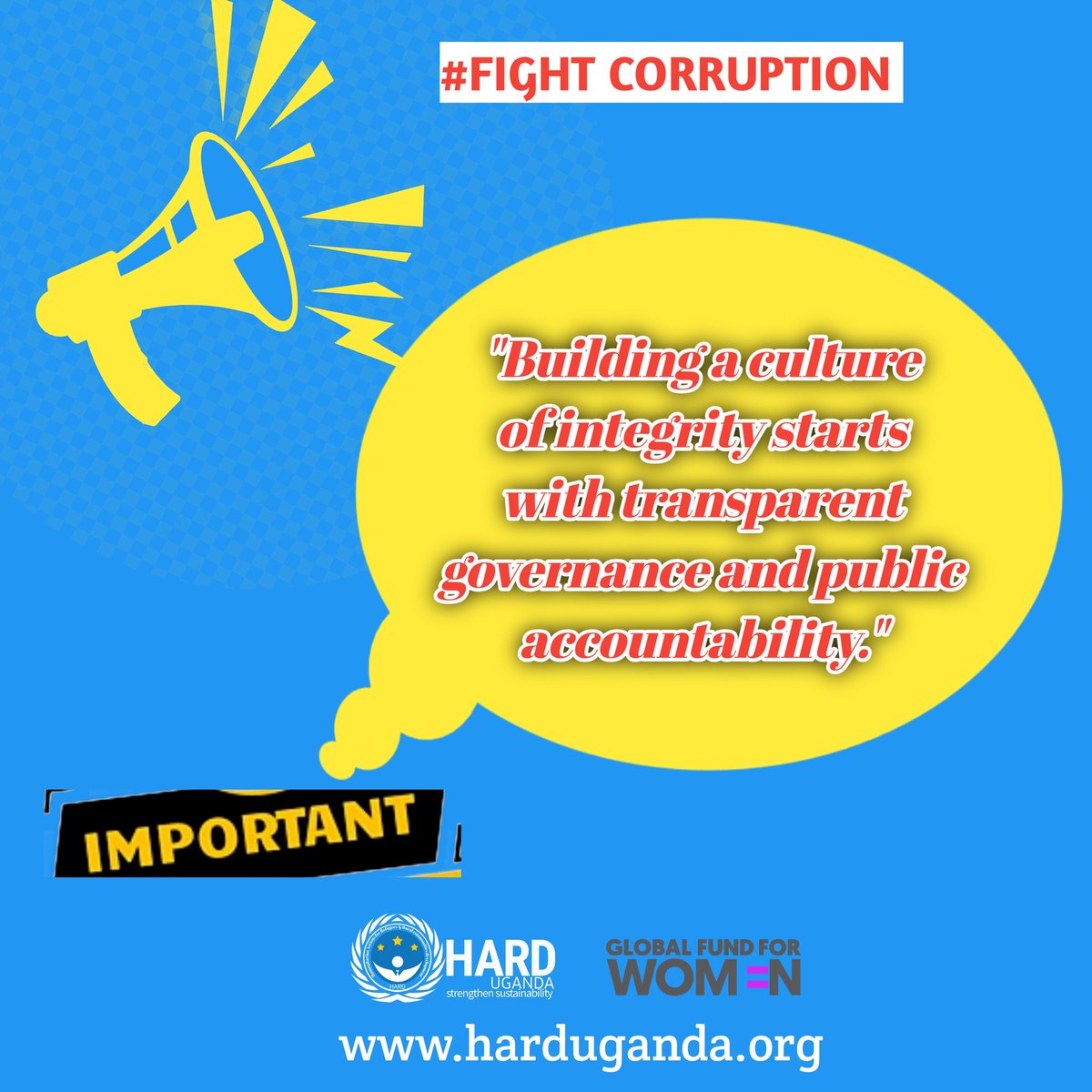 HARD UGANDA (@harduganda20) on Twitter photo Campaign efforts on anti corruption at community levels and beyond. Join us to fight against corruption in our society.
Thanks to <a href="/GlobalFundWomen/">Global Fund for Women</a> for the funding. <a href="/GovUganda/">Government of Uganda</a> for giving us permission to operate in the country. Campaign efforts on anti corruption at community levels and beyond. Join us to fight against corruption in our society.
Thanks to <a href="/GlobalFundWomen/">Global Fund for Women</a> for the funding. <a href="/GovUganda/">Government of Uganda</a> for giving us permission to operate in the country.