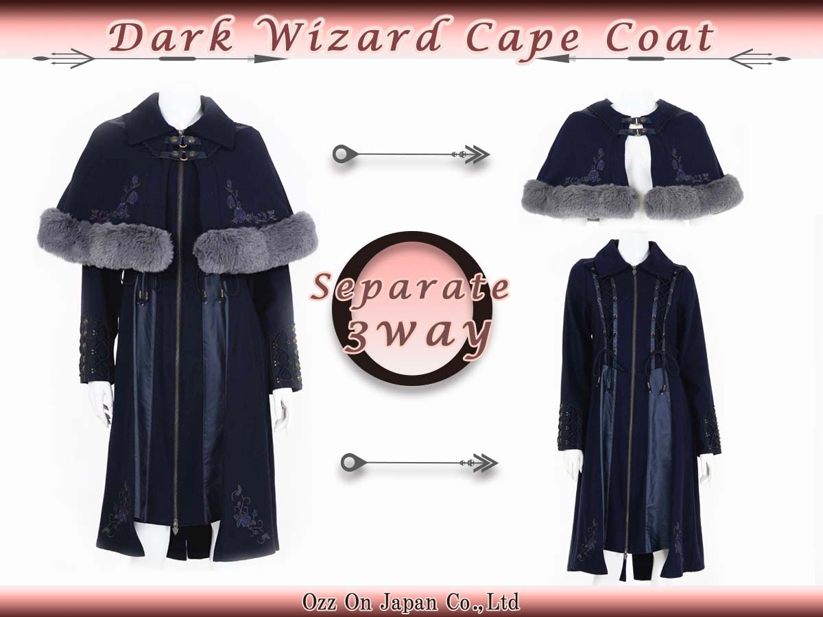 OZZON オッズオン Dark Wizard ケープコート