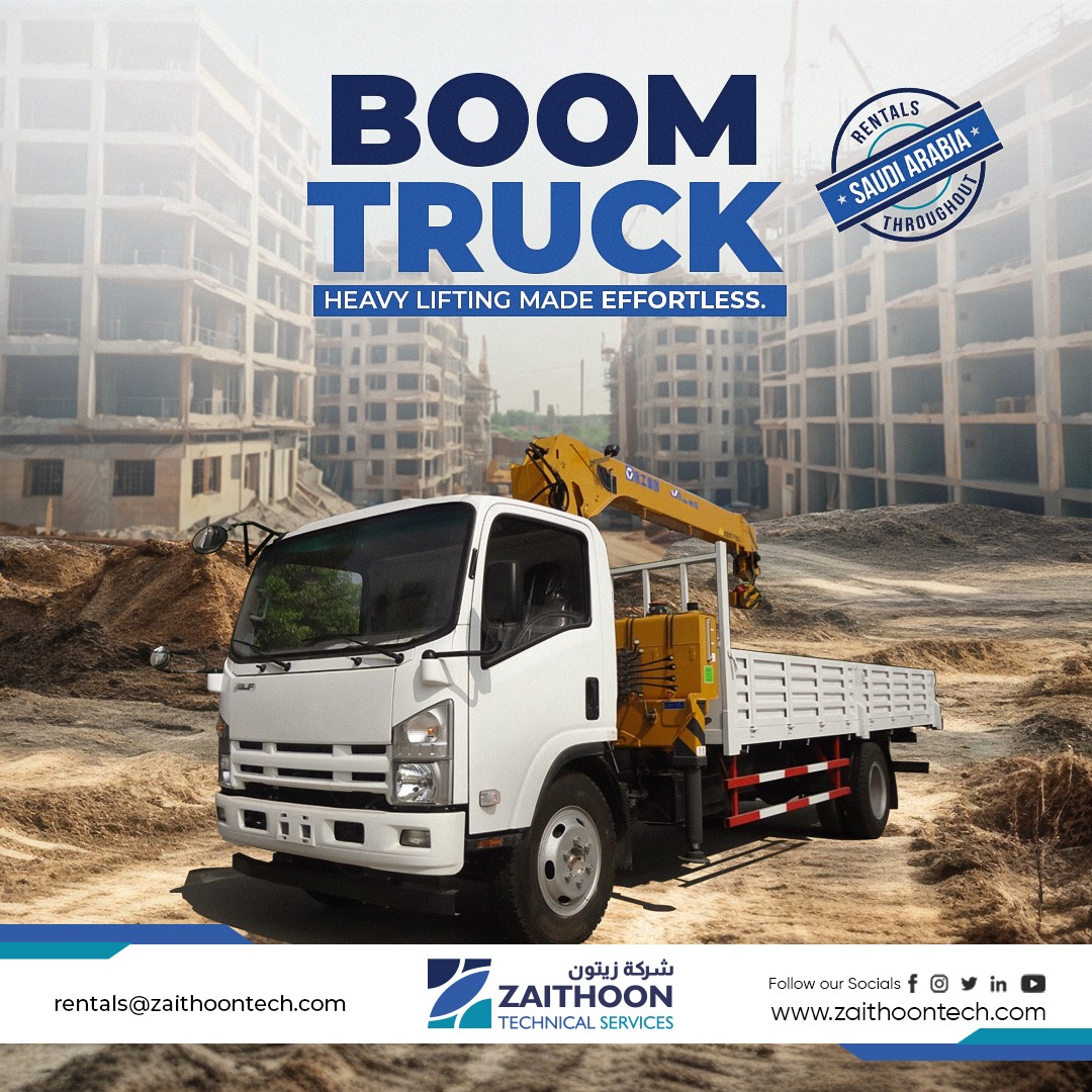 zaithoontec's tweet image. Lifting made easy with Zaithoon&apos;s Boom Truck! 🚚 For all your construction projects, count on us for reliable service📞
#HeavyLifting #BoomTruck #ZaithoonTech #RentalServices #ConstructionEssentials #Zaithoon